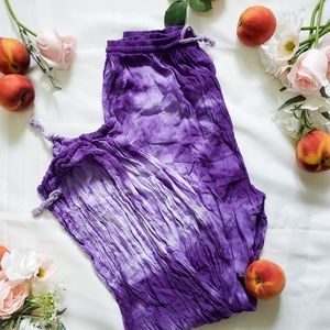 Tie dye beach pants